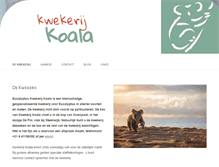 Tablet Screenshot of eucalyptuskwekerijkoala.nl